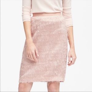 Banana Republic Pink Eyelash Pencil Skirt sz10